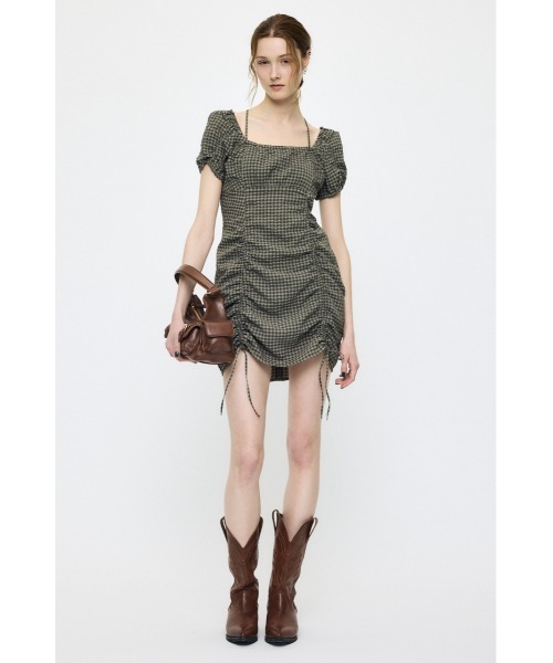 MOUSSY（マウジー） ワンピース MULTIWAY GATHER ミニドレス