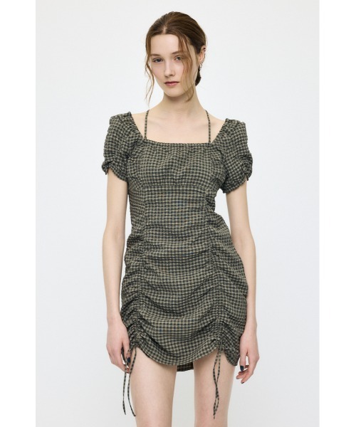 MOUSSY（マウジー） ワンピース MULTIWAY GATHER ミニドレス