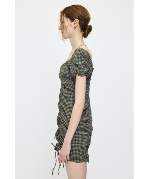MOUSSY（マウジー） ワンピース MULTIWAY GATHER ミニドレス