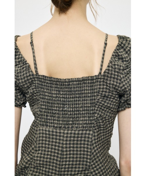 MOUSSY（マウジー） ワンピース MULTIWAY GATHER ミニドレス
