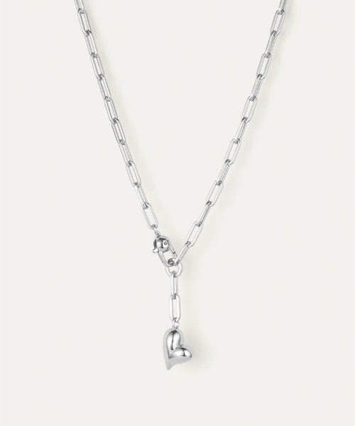 ネックレス 「JENNY BIRD/ジェニーバード」ハート　チェーンネックレス　Puffy Heart Necklace レディース メンズの画像