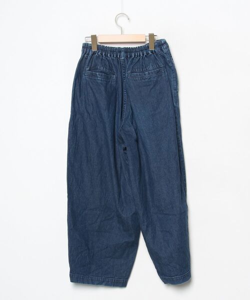 美品 HARVESTY✨️ハーベスティ ルーズ ワイド サルエルデニム 日本製 HARVESTY（ハーベスティ） サルエルデニムパンツ 1 ブルー レディース