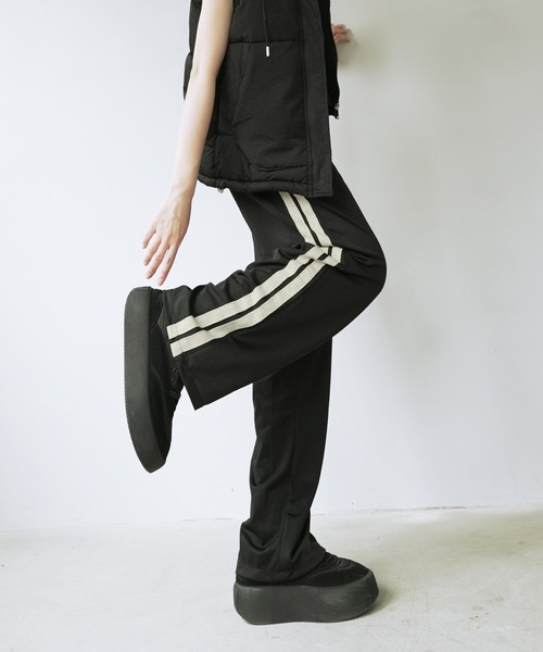 「c.u.l」 ジャージパンツ M ブラック レディース_画像5