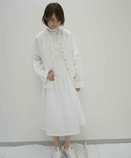「haupia」 半袖ワンピース MEDIUM グレー レディース_画像7