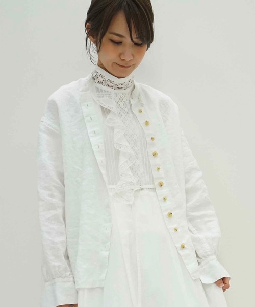 「haupia」 半袖ワンピース MEDIUM グレー レディース_画像9