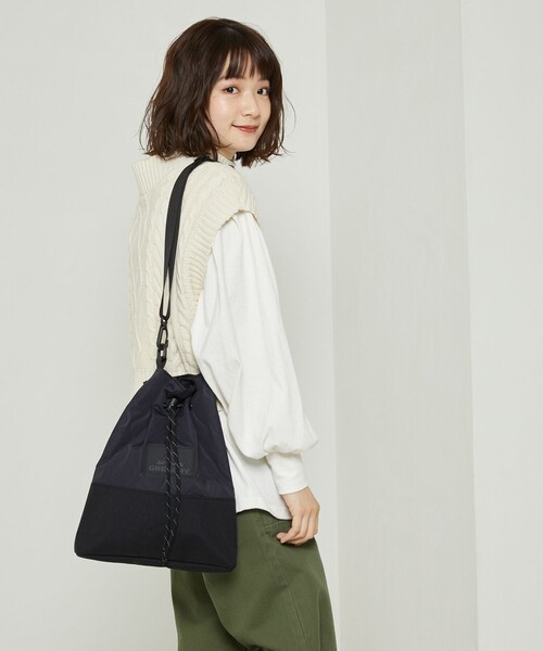 「FREAK'S STORE」 ショルダーバッグ ONE SIZE ブラック レディース_画像3