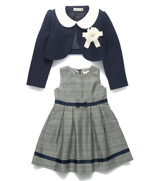 「branshes」 「KIDS」セットアップ 130 ネイビー キッズ_画像2