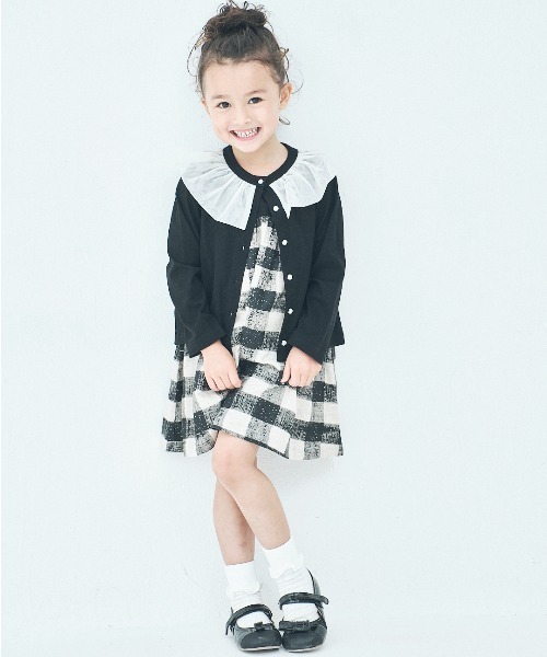 「maarook」 「KIDS」カーディガン 100cm ブルー キッズ_画像3