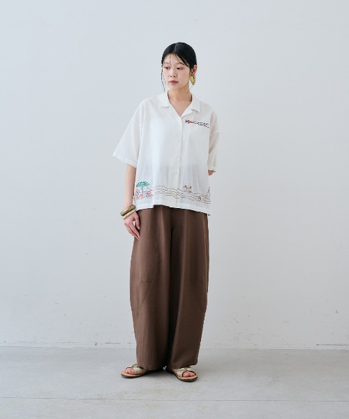 MEDE19F（メデジュウキュウ） ブラウス シャツ 半袖 「MADE IN