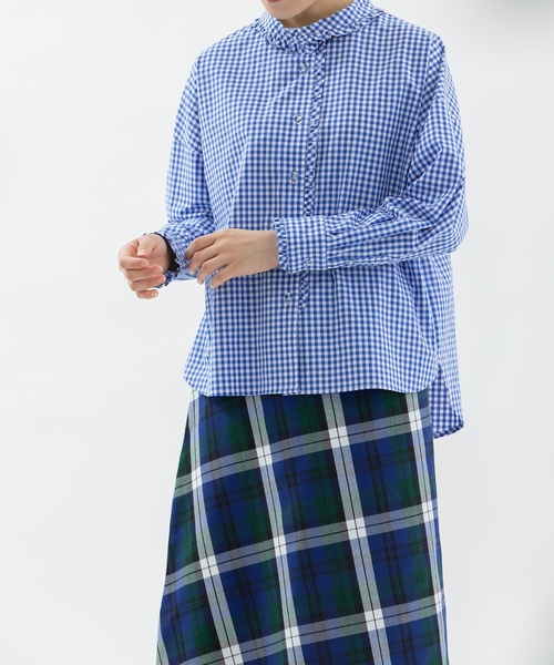 「nop de nod」 長袖ブラウス M スミクロ レディース_画像9