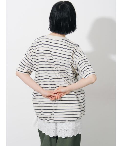 Samansa Mos2（サマンサモスモス） ヘンリーネック tシャツ 半袖