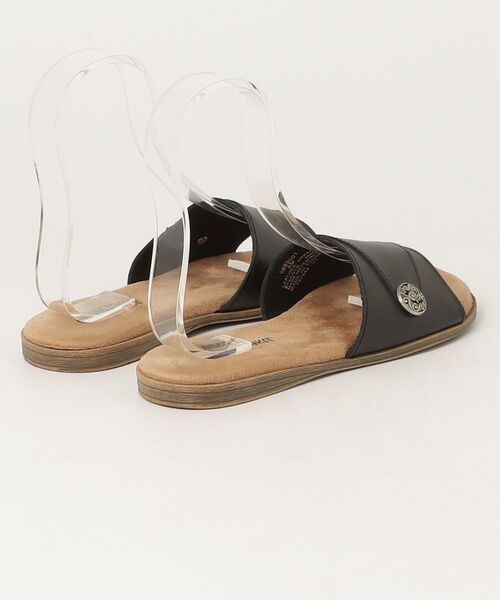 「Minnetonka」 フラットサンダル 6 ブラック レディース_画像2