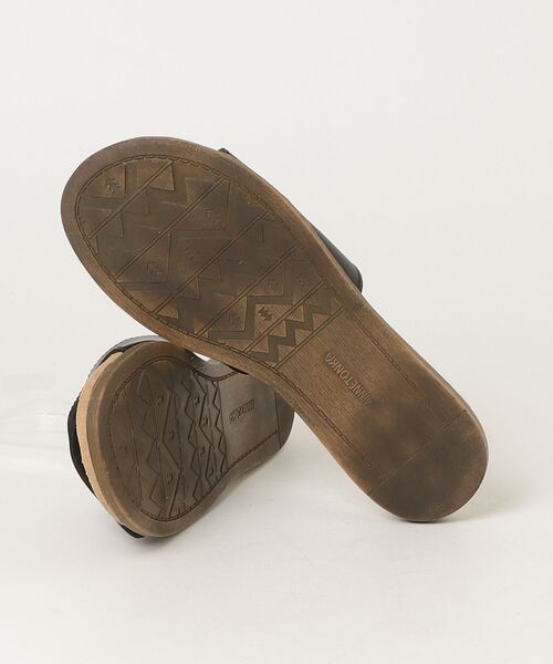 「Minnetonka」 フラットサンダル 6 ブラック レディース_画像3