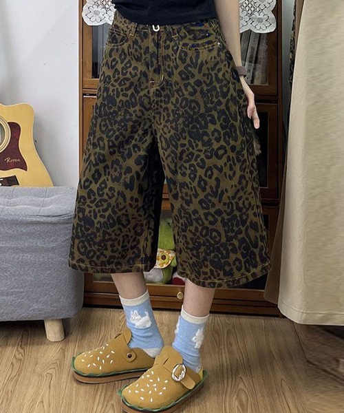 DAY CLOSET ワイドパンツ ハーフパンツ ジーンズ デニム デニムパンツ