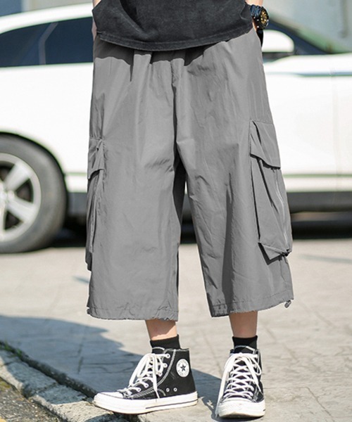 「NOWLE」 カーゴパンツ MEDIUM グレー メンズ_画像2
