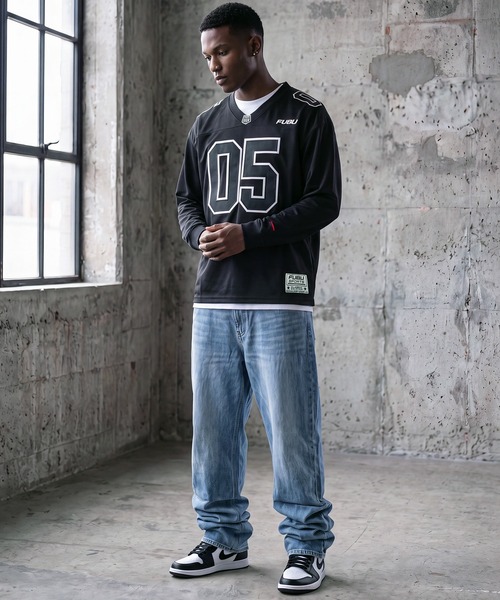 FUBU アメリカンフットボールシャツ ゲームシャツ FUBU（フブ） tシャツ 「FUBU/フブ」Game Shirts/ナンバリング
