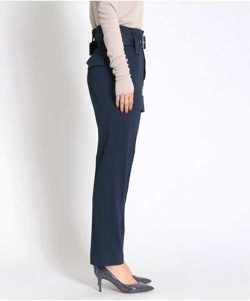 DRESSLAVE パンツ rayon wool tapared work pants(ベルト付き