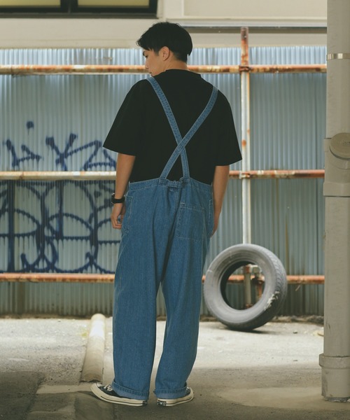 WAIPER.inc オーバーオール サロペット ダンガリーデニム シンチバック