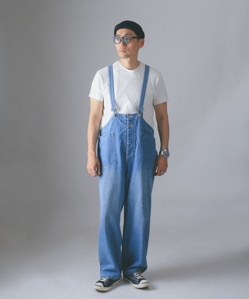 WAIPER.inc オーバーオール サロペット ダンガリーデニム シンチバック