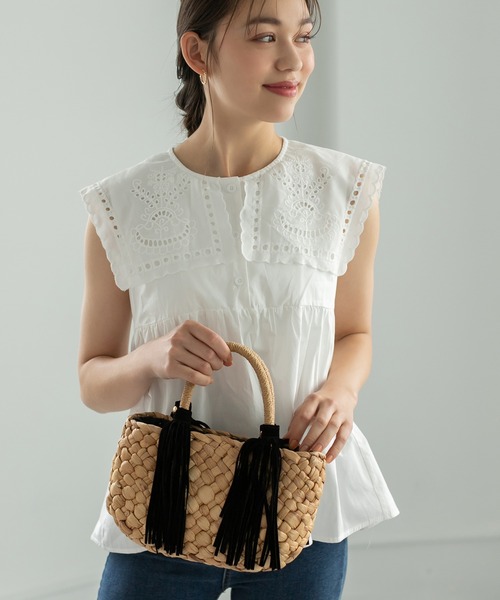 バッグ カゴバッグ スウェードフリンジかごバッグ Zozotown Paypayモール店 通販 Paypayモール