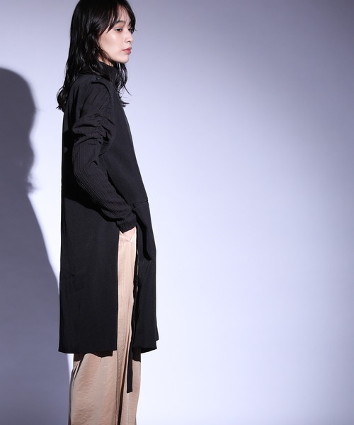 Limue ベスト ジレ サイドスリットジレ レディース : ZOZOTOWN