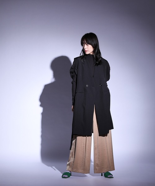 Limue ベスト ジレ サイドスリットジレ レディース : ZOZOTOWN Yahoo