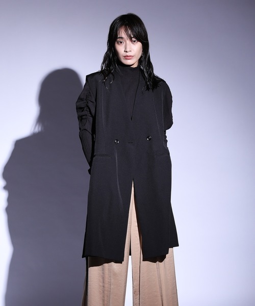 Limue サイドスリットジレ Limue ベスト ジレ サイドスリットジレ レディース : ZOZOTOWN