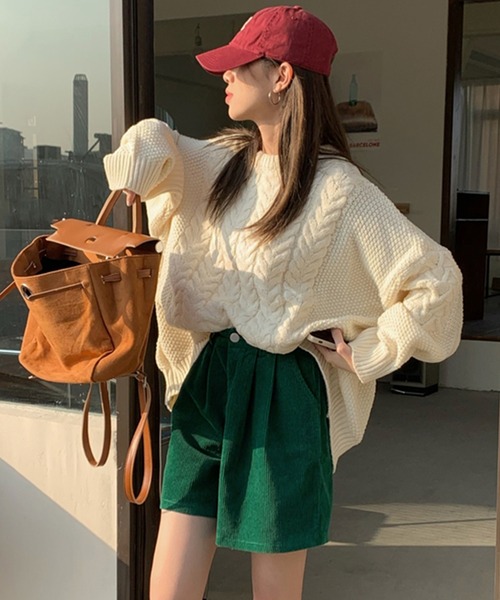 DAY CLOSET パンツ レディース レトロコーデュロイワイド