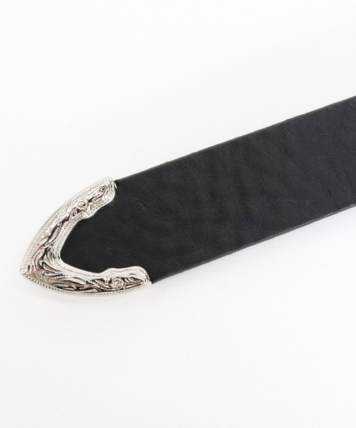 ADAM PATEK ベルト mko11433-italian leather belt メンズ