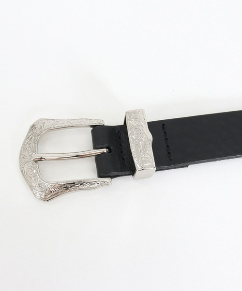 ADAM PATEK ベルト mko11433-italian leather belt メンズ