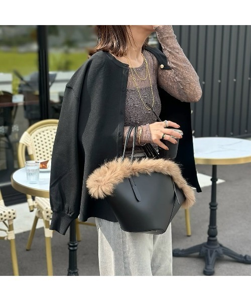 &. NOSTALGIA（ノスタルジア） カーディガン 「ZOZO限定」ペプラム