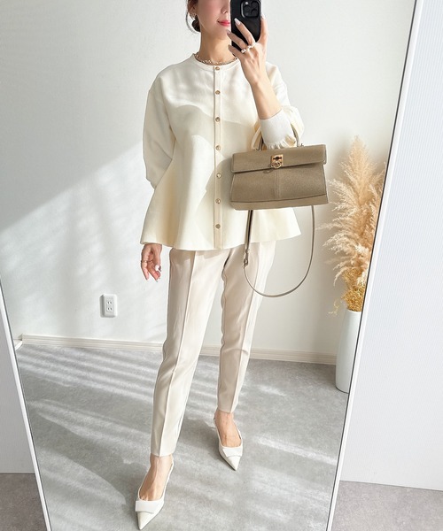 &. NOSTALGIA（ノスタルジア） カーディガン 「ZOZO限定」ペプラム