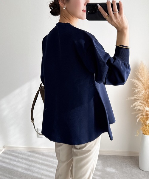 まるまるページ &. NOSTALGIA（ノスタルジア） カーディガン 「ZOZO限定」ペプラム