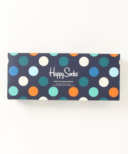 靴下 レディース Happy Socks Multi-Color Gift Box クルーソックス 4足組 ギフトセット 10203515｜zozo｜07