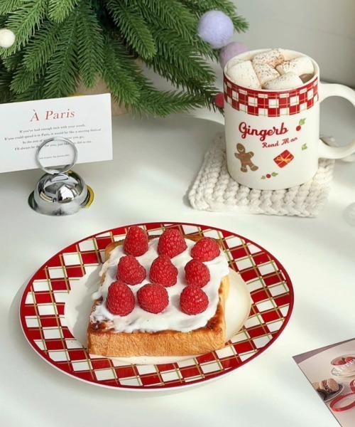 食器 クリスマス限定 retro christmas design plate : ZOZOTOWN