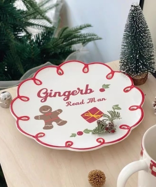 食器 クリスマス限定 retro christmas design plate : ZOZOTOWN Yahoo