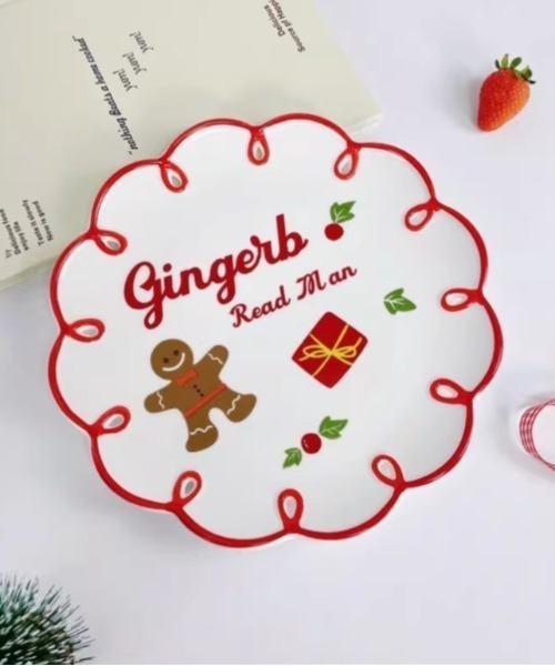 食器 クリスマス限定 retro christmas design plate : ZOZOTOWN Yahoo