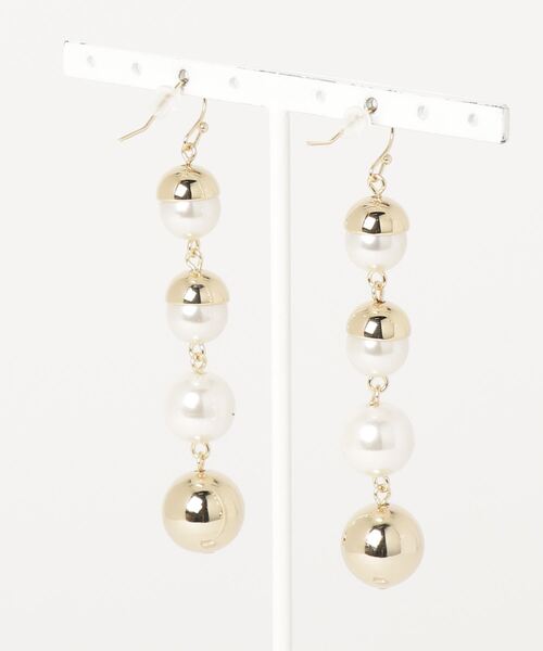 ピアス JewCas ビックパールチェーンBig Acorn ピアス「JC4645