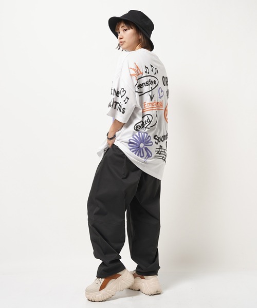 tシャツ OSUWARI L/S Tシャツ レディース メンズ tシャツ 無地オーバーサイズコットンTシャツ メンズ レディース