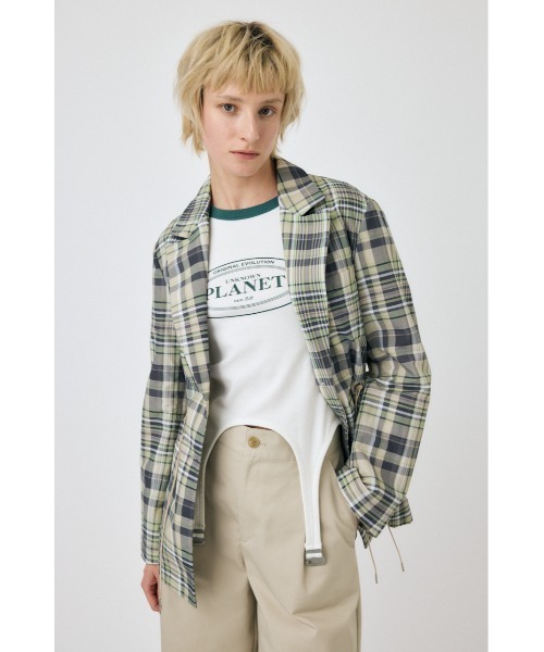 MOUSSY コート アウター WAIST DRAWSTRING ジャケット