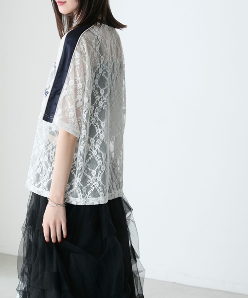 forksy.（フォルクシー） tシャツ 半袖 「forksy.」フラワーレース
