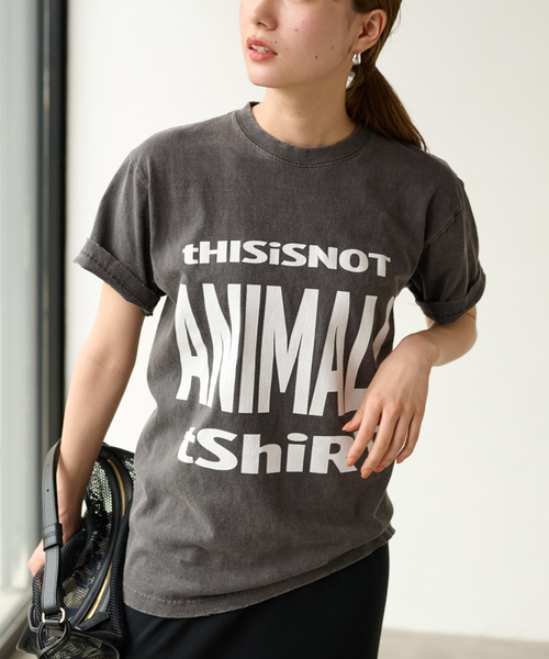 FRAMeWORK（フレームワーク） tシャツ 半袖 STUDIO WEAREALLANIMALS