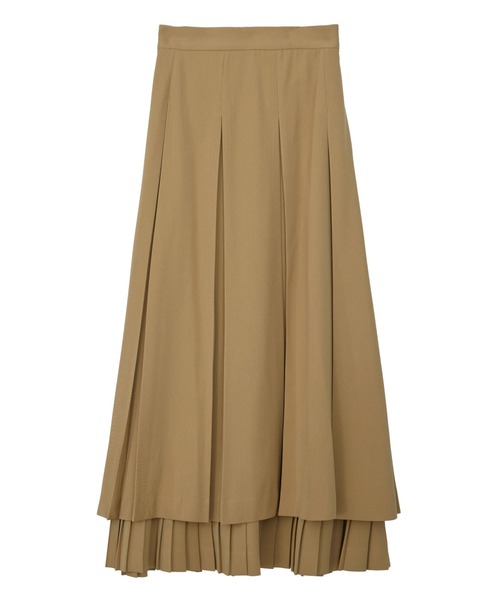 Ameri（アメリ） ロング スカート PLEATS LAYERED PLEATS SKIRT