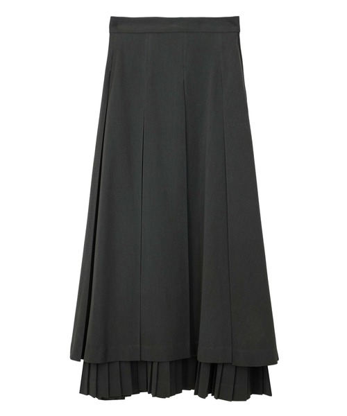 Ameri（アメリ） ロング スカート PLEATS LAYERED PLEATS SKIRT