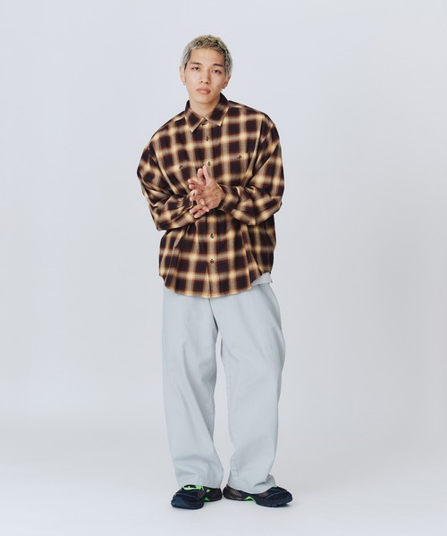 正規品♡トイプードル♡ロングパンツ XLARGE パンツ OVAL LOGO TWILL WIDE PANTS メンズ レディース