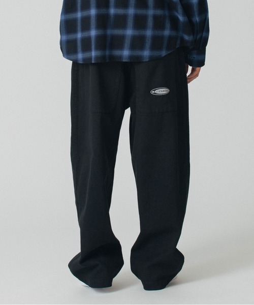 【ファッション通販】の商品をすべて XLARGE パンツ レディース メンズ PANTS WIDE TWILL LOGO OVAL パンツ