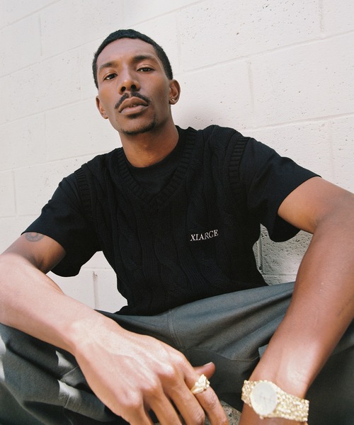 XLARGE ワイドパンツ　ブラック XLARGE パンツ OVAL LOGO WIDE PANTS メンズ レディース