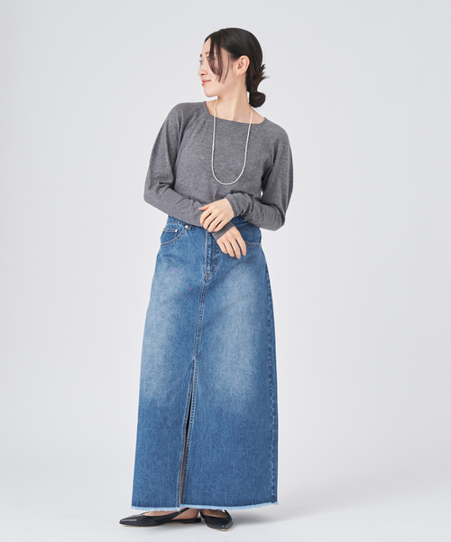 IENA」 デニムスカート 36 ブルー系その他 レディース : 84945242  