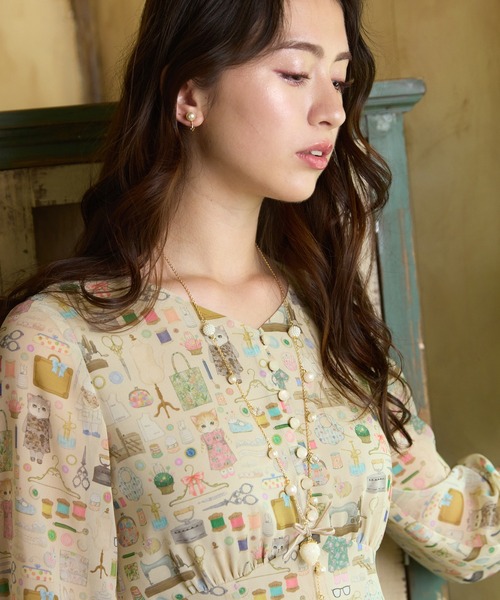 Jolly Poupee ワンピース 「22fabric」ドレスメーカー/ワンピース