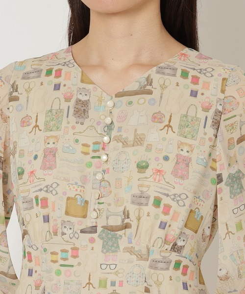 Jolly Poupee ワンピース 「22fabric」ドレスメーカー/ワンピース